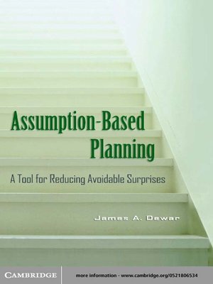 cover image of Assumption-Based Planning